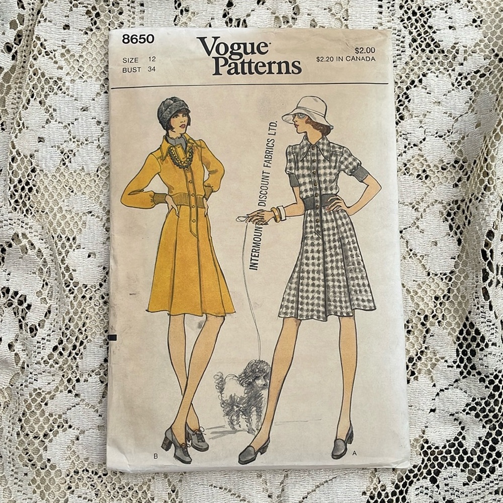 Vtg 1970s Dress Pattern‎